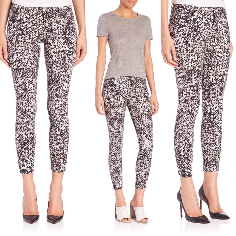 J Brand‎ Elysium Mid-Rise Skinny Capri Jeans